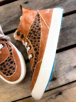 Blowfish Malibu Uplander Caramel Leopard High Top Sneakers -Southern Fried Chics PhotoFeb092023 125129PM