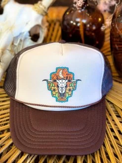 The Rustic Skull Trucker Hat