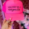 You Had Me At Margaritas Trucker Hat 2 You Had Me At Margaritas Trucker Hat -Southern Fried Chics PhotoFeb142023 95428AM
