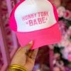Honky Tonk Babe Trucker Hat -Southern Fried Chics PhotoFeb142023 95543AM