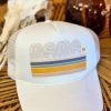Mama Striped Trucker Hat -Southern Fried Chics PhotoFeb142023 95609AM