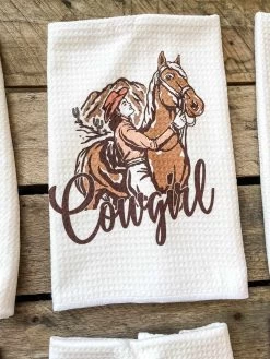 Cowgirl Hand Towel
