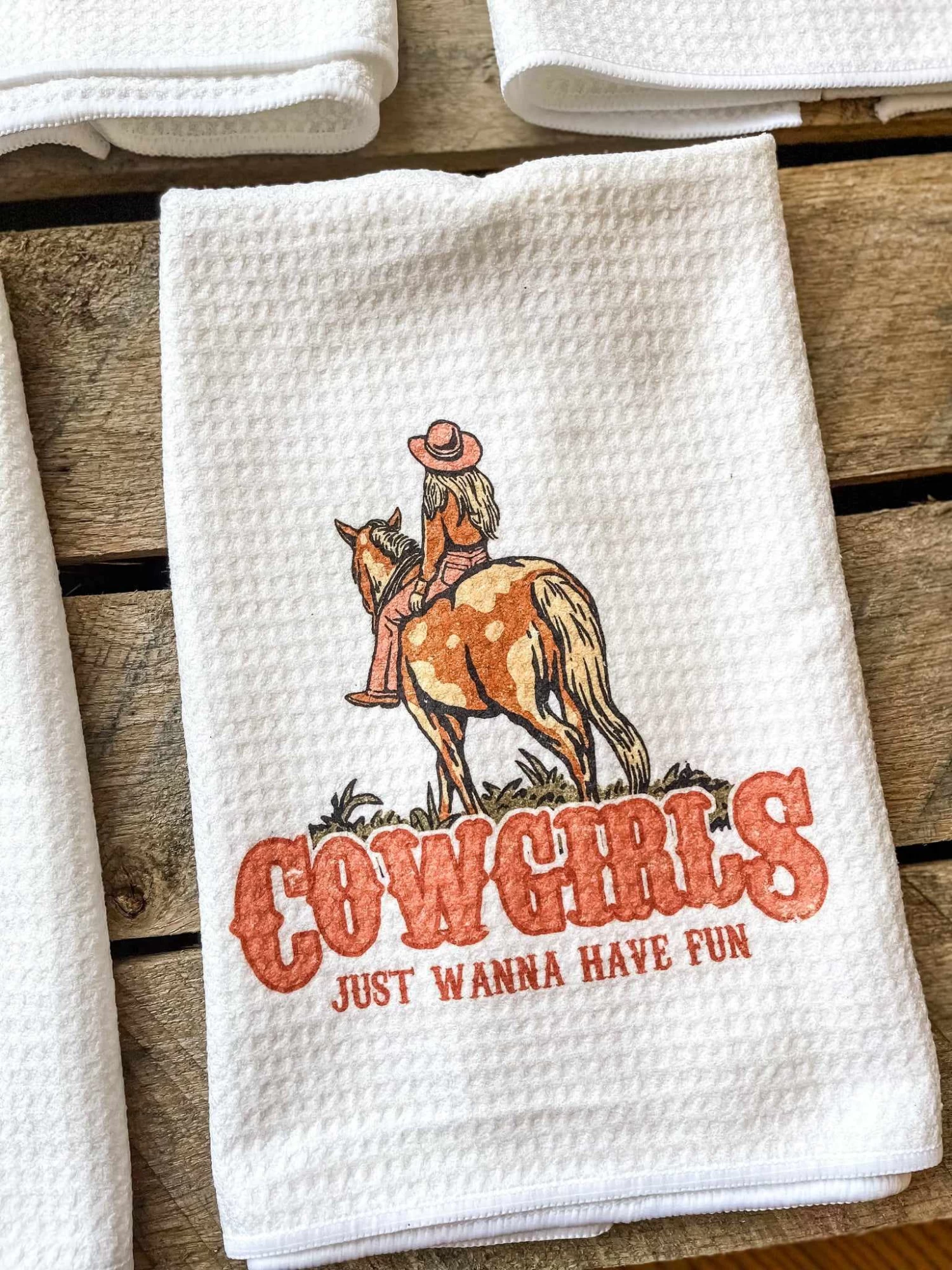 Cowgirls Just Wanna Have Fun Hand Towel 3 Cowgirls Just Wanna Have Fun Hand Towel
