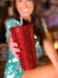 Sippin' Bling Cup - Red