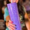 Sippin' Bling Tumbler -Lavender -Southern Fried Chics PhotoJan122023 31056PM
