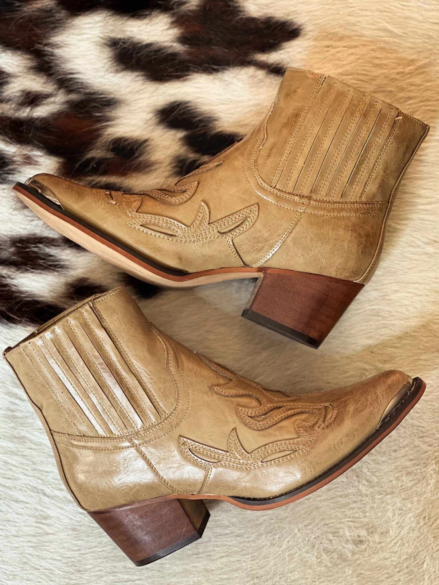 Free Fallin Taupe Booties 4 Free Fallin Taupe Booties - Image 2