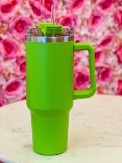 Your New Favorite Dupe Tumbler - Lime Green