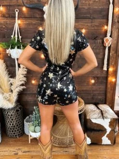 PREORDER Wild As Her Star Romper -Southern Fried Chics PhotoJun062023 15231PM