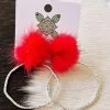 Hoop N Holler Silver Earrings - Red -Southern Fried Chics PhotoJun072023 114744AM