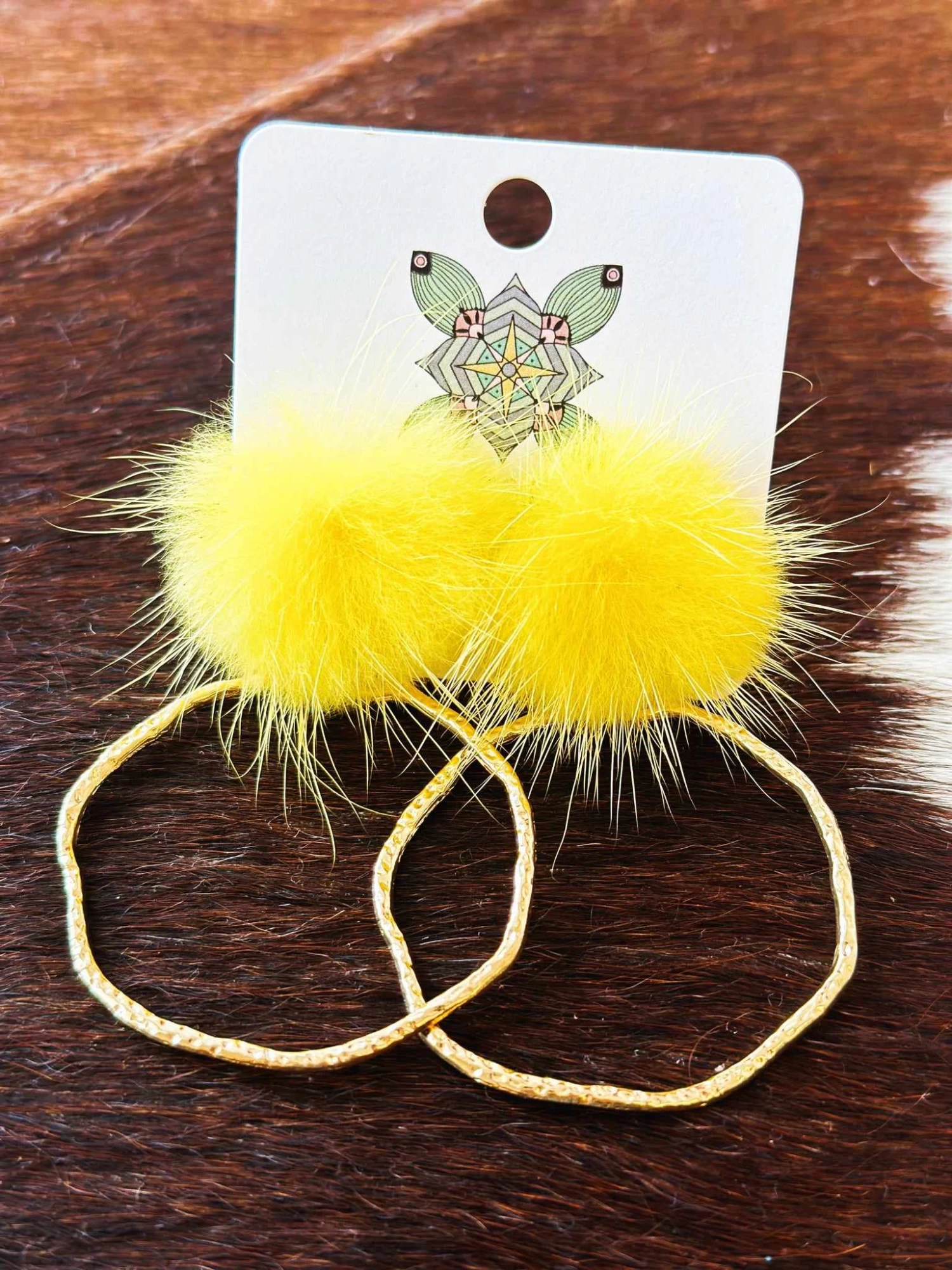 Hoop N Holler Gold Earrings - Yellow 3 Hoop N Holler Gold Earrings - Yellow