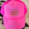Only BS I Need Trucker Hat - Neon Pink -Southern Fried Chics PhotoJun152023 101553AM