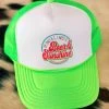 Only BS I Need Trucker Hat - Neon Green -Southern Fried Chics PhotoJun152023 101604AM