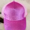 Glitter Vibes Ponytail Hat - Light Pink 2 Glitter Vibes Ponytail Hat - Light Pink -Southern Fried Chics PhotoJun152023 102920AM