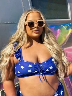 Little Miss Americana Ruffle Top -Southern Fried Chics PhotoMar162023 105714AM