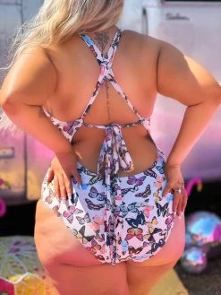 She Flies Butterfly Swim One Piece -Southern Fried Chics PhotoMar162023 125819PM