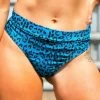 Blue Leopard Swim Bottom -Southern Fried Chics PhotoMar162023 20844PM