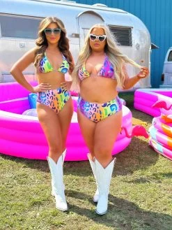 Lisa Leopard Swim Triangle Top -Southern Fried Chics PhotoMar162023 23852PM