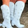 The Lainey Star Wide Boots - White -Southern Fried Chics PhotoMar162023 31747PM d66eb57a 9742 49fc b358 b0a19b4aee97