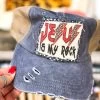 Jesus Is My Rock Hat -Southern Fried Chics PhotoMar23 34818PM