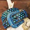 Rodeo Queen Bling Belt - Black And Blue -Southern Fried Chics PhotoMar302023 100114AM