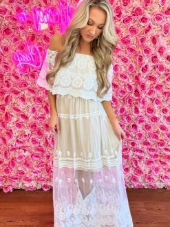 Heart Skips A Beat Dress - Ivory -Southern Fried Chics PhotoMar302023 10621PM 2