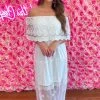 Bridal Off Shoulder White Dress 1 Bridal Off Shoulder White Dress -Southern Fried Chics PhotoMar302023 21830PM 1