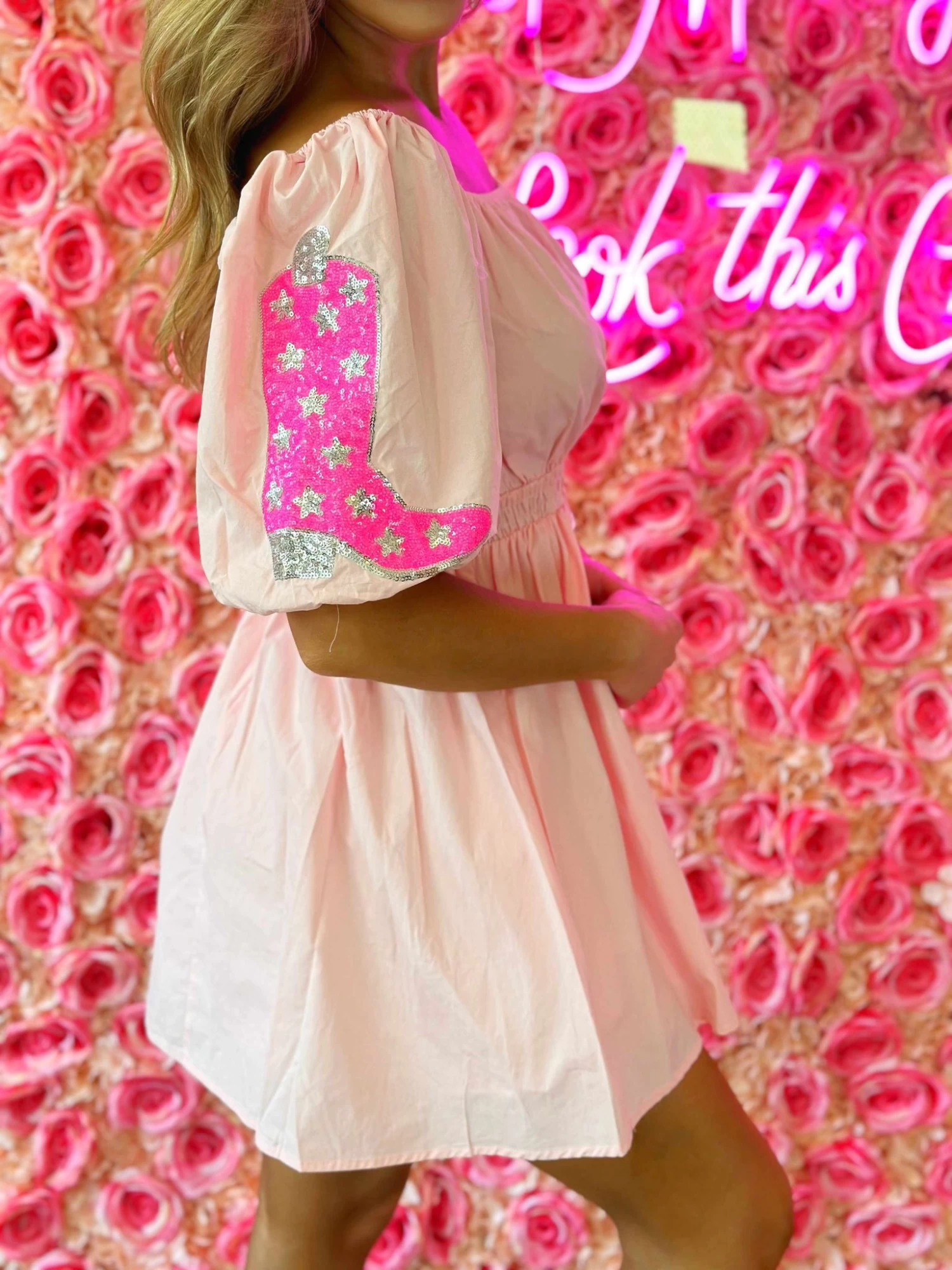 The Boot Escape Dress - Pink 4 The Boot Escape Dress - Pink - Image 2