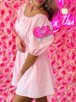 The Boot Escape Dress - Pink 8 The Boot Escape Dress - Pink -Southern Fried Chics PhotoMay172023 13618PM