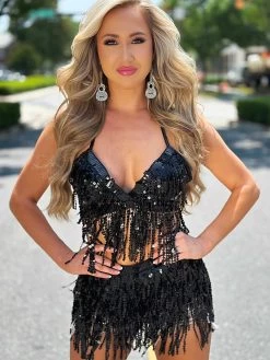 PREORDER Flirty Festival Sequin Fringe Skirt - Black -Southern Fried Chics PhotoMay242023 21915PM d41f2b88 d2c4 4710 8f39 d32be201cc4a