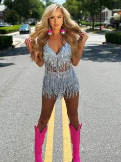 PREORDER Flirty Festival Sequin Fringe Skirt - Silver -Southern Fried Chics PhotoMay242023 22913PM 43ff632d 4d2c 4270 bdea 2906066204b2