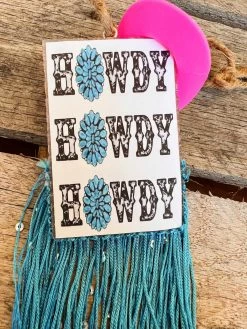 Howdy Cowgirl Hat Freshie