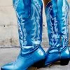 Disco Diva Cowgirl Royal Blue Boots-Wide Calf -Southern Fried Chics PhotoNov162022 40249AM
