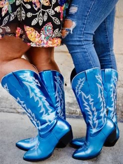 Disco Diva Cowgirl Royal Blue Boots -Southern Fried Chics PhotoNov162022 40410AM 6b9ac29b 3796 413e 8700 b487aa861e96