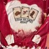 Playin My Cards Right Bleached Heather Red Sweatshirt -Southern Fried Chics Playin My Cards Right Bleached Heather Red Sweatshirt T Shirts