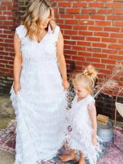 Promise Forever Dress Long - White