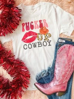 Pucker Up Cowboy Tee
