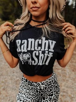 Ranchy Shit Tee -Southern Fried Chics Ranchy Shit Tee T Shirts 2