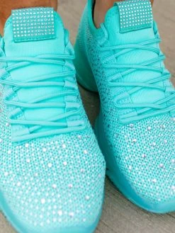 Maxed In Bling Sneakers - Mint -Southern Fried Chics SFCoct22 10