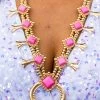 Boho Western Pink Copper Necklace -Southern Fried Chics SFCoct22 96