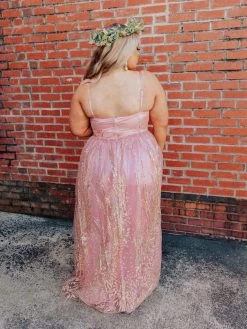 Turning Heads Dress- Mauve/Gold -Southern Fried Chics Turning Heads Dress MauveGold Dresses 7