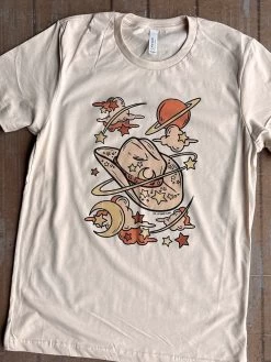 Cosmic Hat With Stars T-shirt