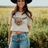 Highland Cow Tee -Southern Fried Chics image 40a94915 0142 4c65 86ff 0e79ce474a75