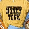 Support Your Local Honky Tonk — Country Girl T-Shirt In Yellow