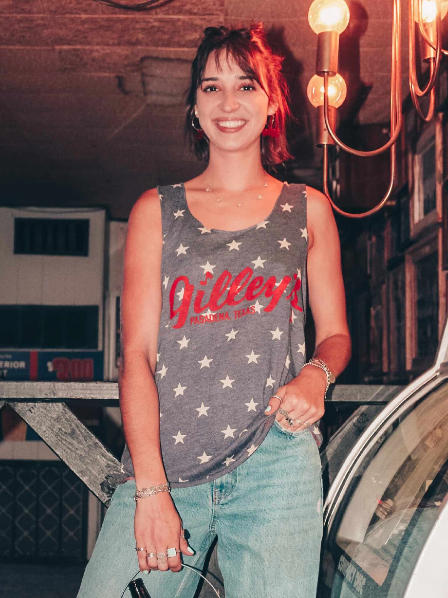 Gilleys Navy Star Tank 4 Gilleys Navy Star Tank - Image 2