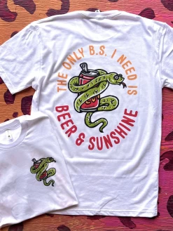 The Only BS I Need Is Beer And Sunshine T-shirt